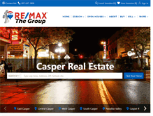 Tablet Screenshot of casperrealestategals.com